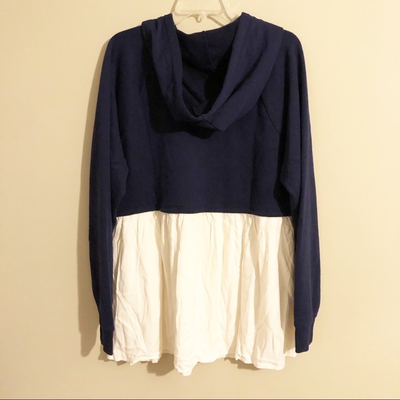 Motherhood Maternity Navy Hooded Sweatshirt - Picture 8 of 10